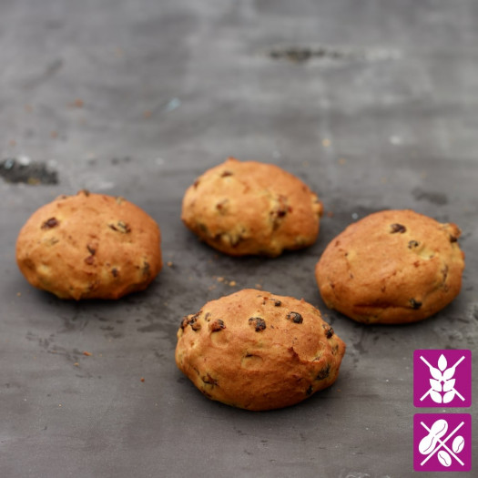 Krentenbollen glutenvrij
